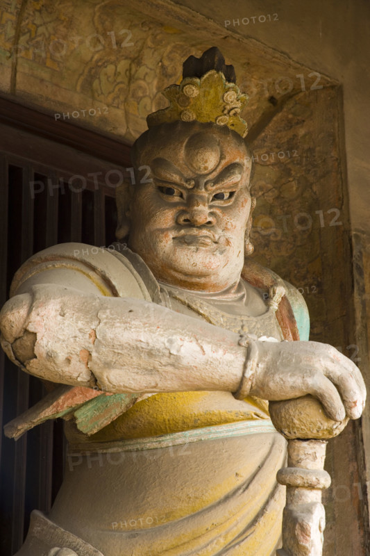 Sculpture in Shuanglin Temple,Shanxi Province