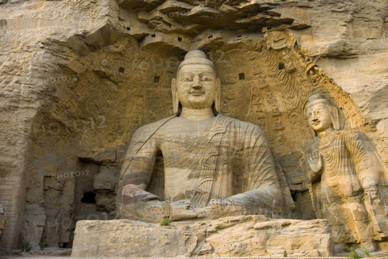 Yungang Grottoes in Shanxi Province