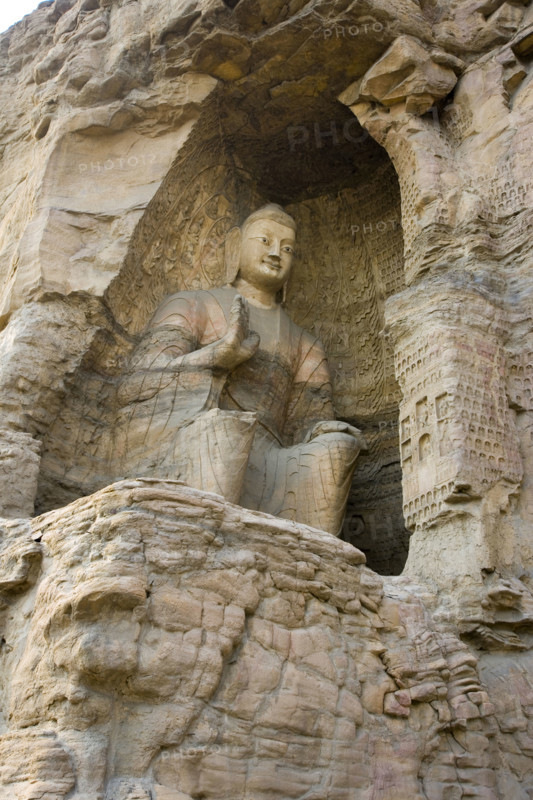 Yungang Grottoes in Shanxi Province