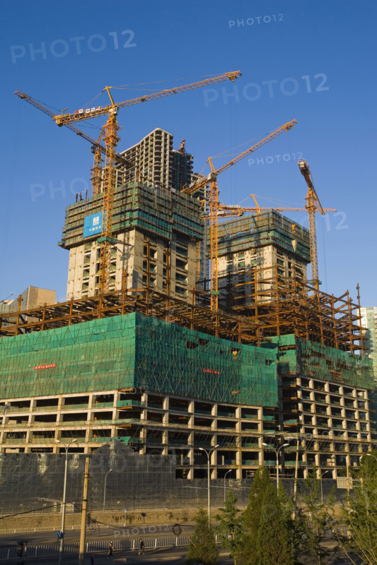 Mansions and Buildings,View of Beijing City