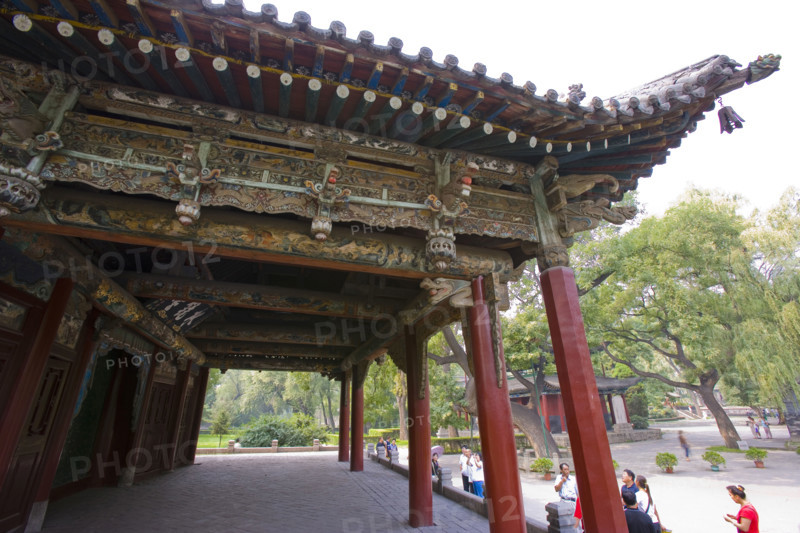 Traditional Architectures in Jin Memorial Hall,Shanxi