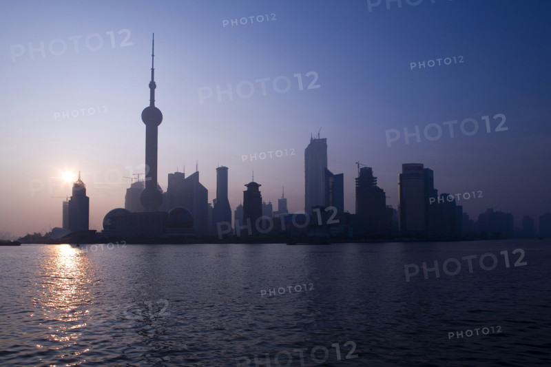 Pudong District at Dawn