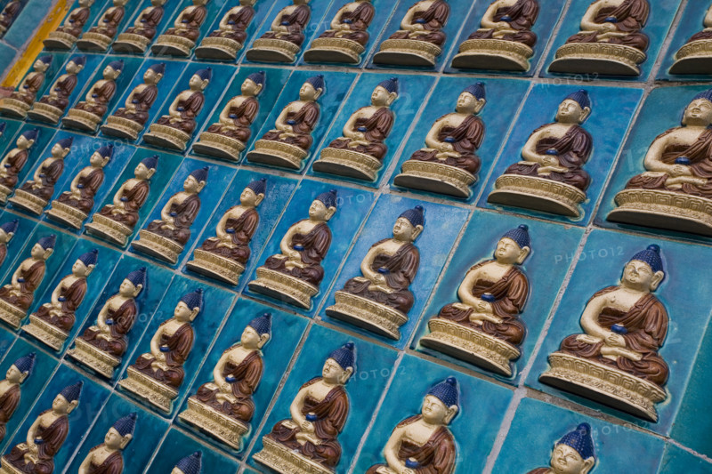 Detailed Buddhist Sculptures