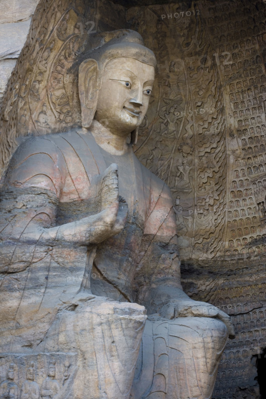 Yungang Grottoes in Shanxi Province
