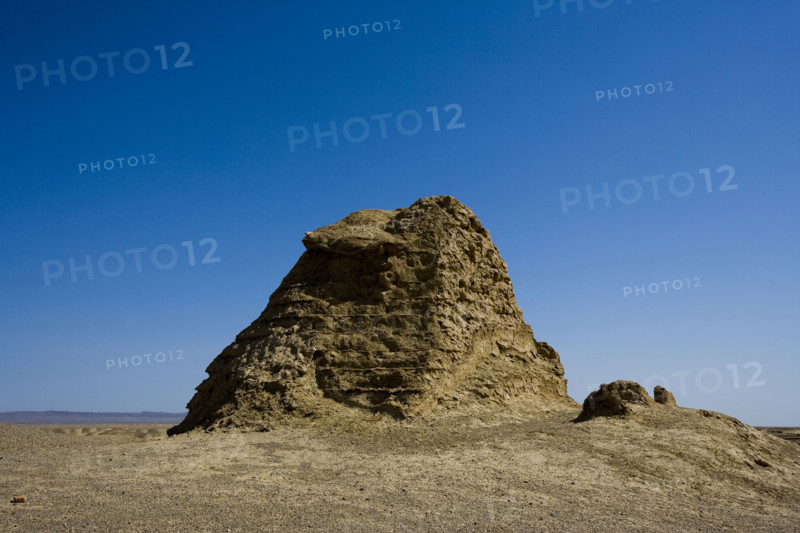The Great Wall of Han Dynasty near Jade Gate Barrier,Gansu Province