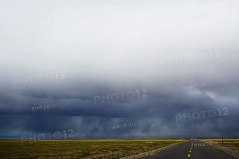 The Landscape along the road from Qinghai to Tibet