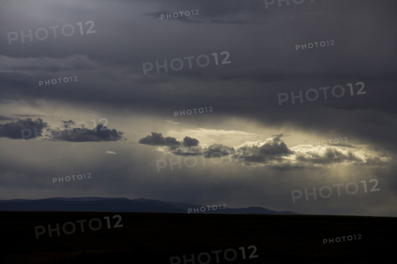 The Landscape along the road from Qinghai to Tibet