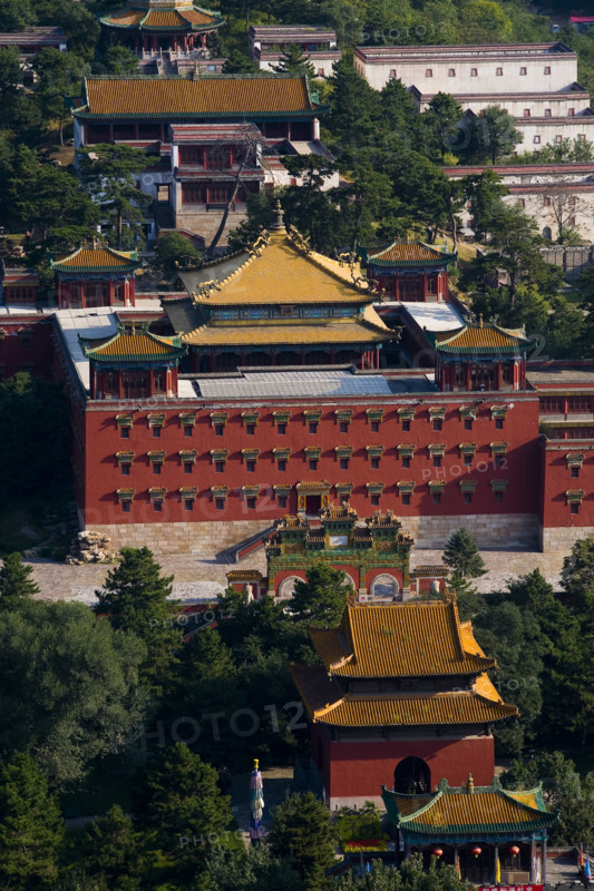 High angle scene of Temple of the Potaraka Doctrine,Chengde