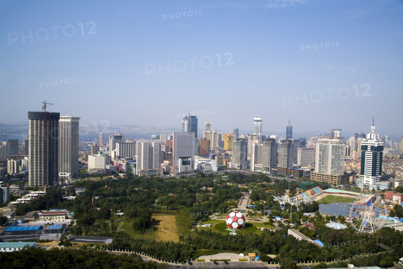 Bird's-eye view of Dalian