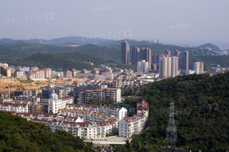 Bird's-eye view of Dalian