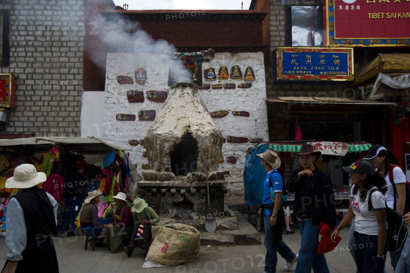 Scene of Bharkor Street,Lahsa,Tibet