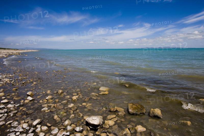 The Landscape along the road from Qinghai to Tibet