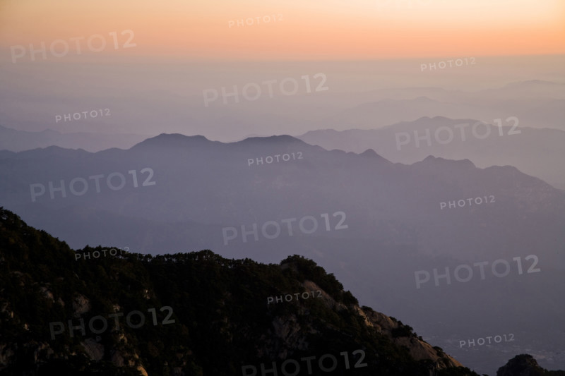 Mount Tai Peak at Dawn,Shandong