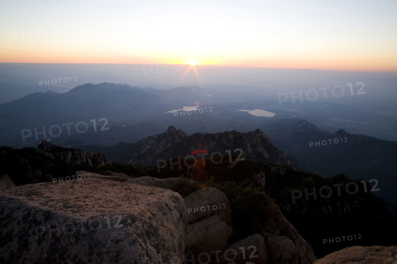View of the Peak of Mount Tai