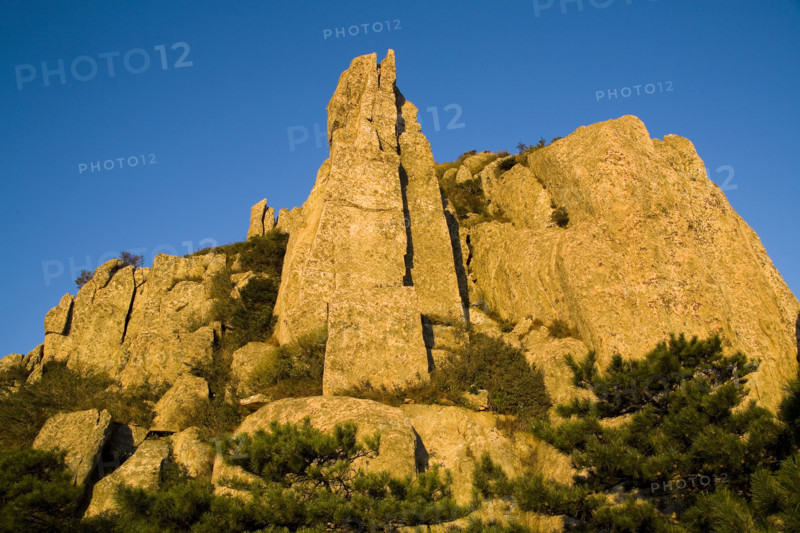 View of the Peak of Mount Tai
