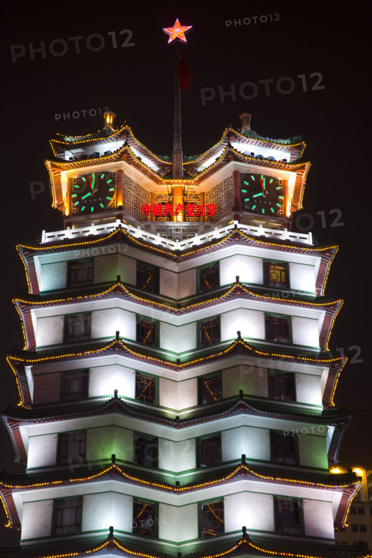 Er Qi Square District in Zhengzhou,Henan