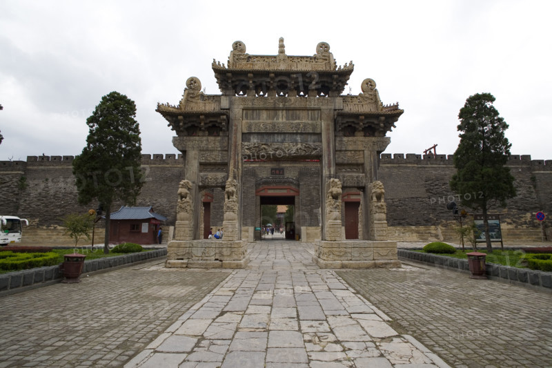 View of Dai Temple,Shandong