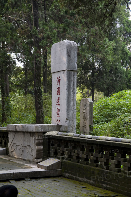 View of Confucius Forest in Qufu,Shandong