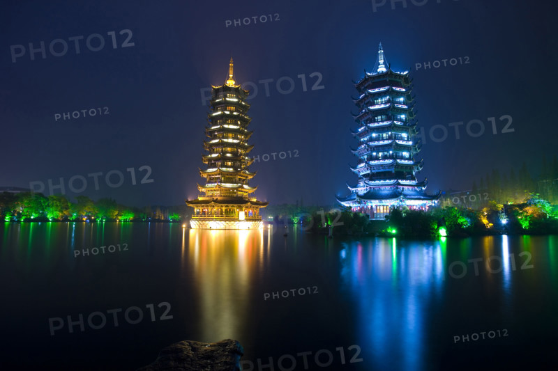 Two Rivers and Four Lakes,Guangxi
