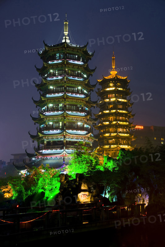 Two Rivers and Four Lakes,Guangxi,