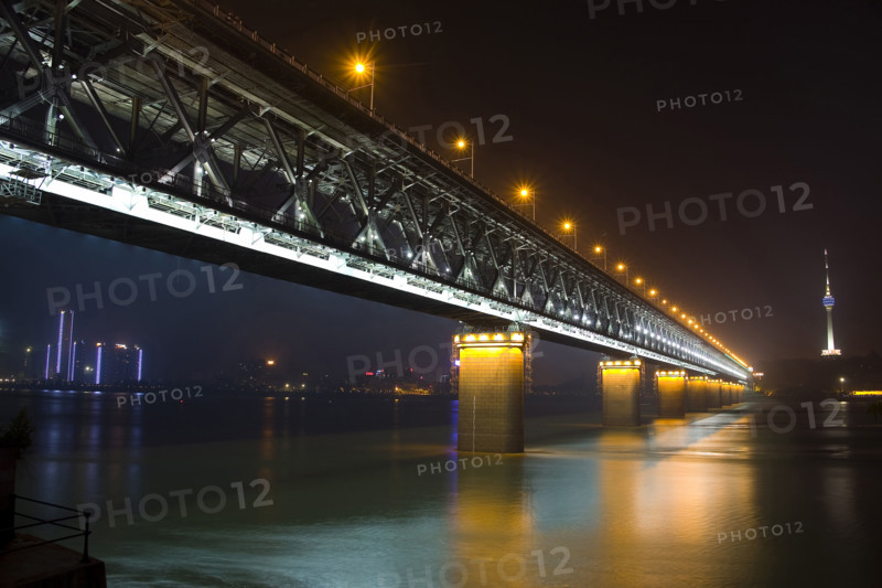 Hubei,Wuhan,The Yangtze River Bridge of Wuhan,
