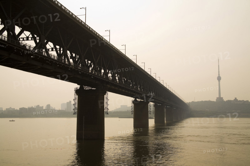 Hubei,Wuhan,The Yangtze River Bridge of Wuhan,