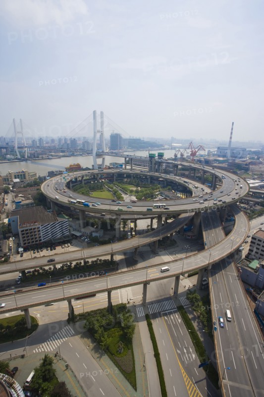 Shanghai, the Nanpu Bridge