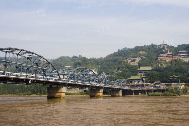 Gansu Province, Gansu, Lanzhou, Huanghe Iron Bridge,