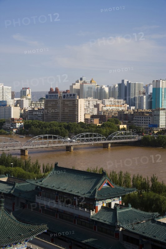 Gansu Province, Gansu, Lanzhou, Huanghe Iron Bridge,