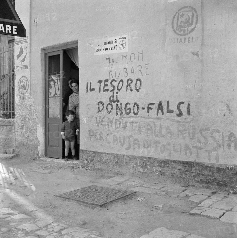 Cuchi White, Italie, 1949-1954