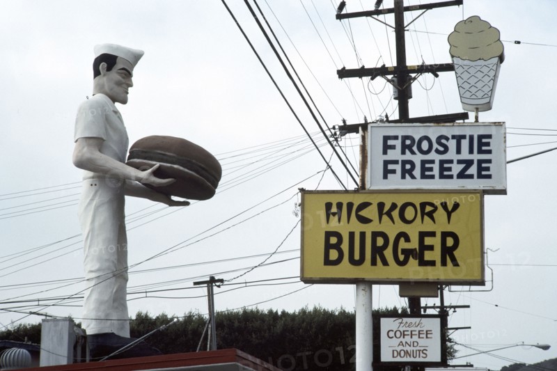 Cuchi White, Enseigne de fast-food, Etats-Unis, 1983