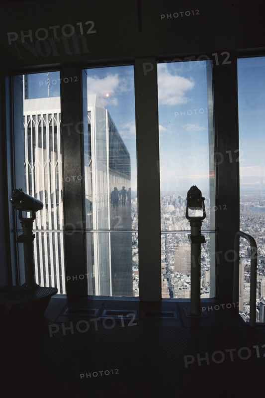 Cuchi White, New York, vue du World Trade Center, 1983