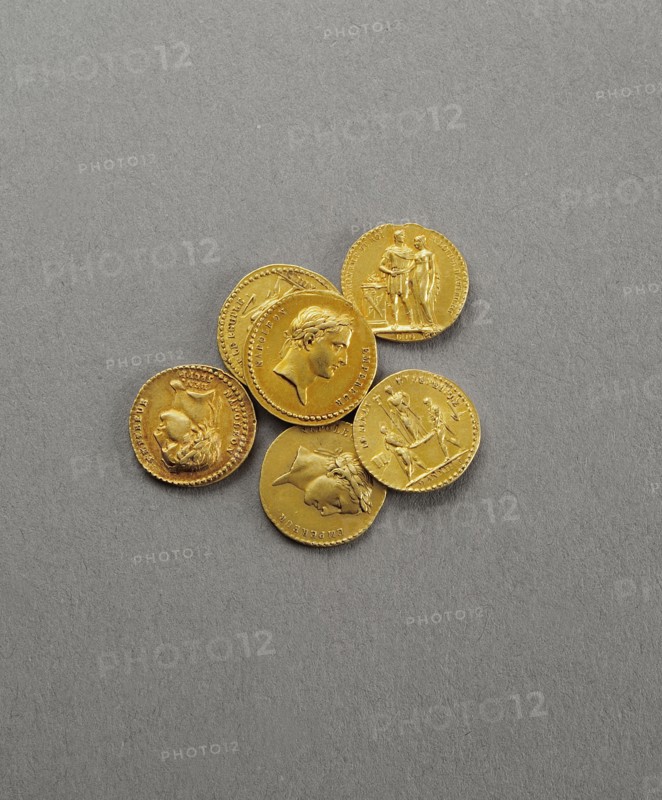 Coins given to war heroes