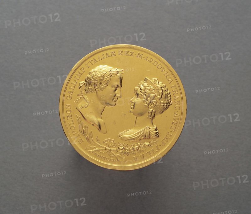 Médaille frappée à l'occasion du mariage de Napoléon 1er et Marie-Louise (2 avril 1810)