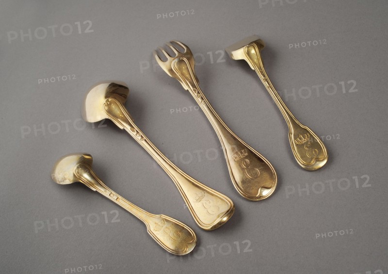 Cutlery belonging to Eugène in Milan