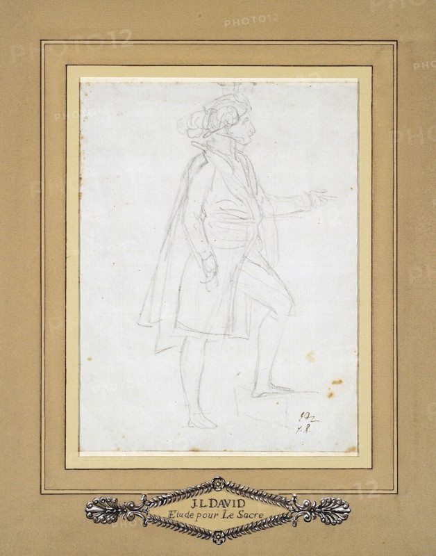 David, Etude pour La Distribution des aigles