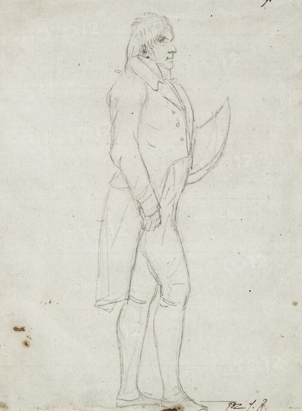 David, Study for the coronation