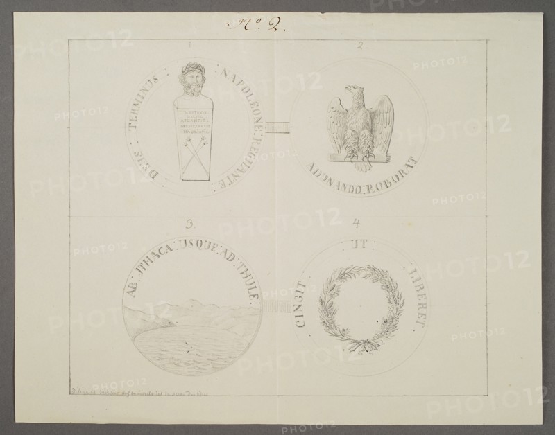 Badge and medal designs for the Order de la Réunion