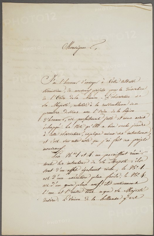 Projet des plaques et médailles de l'Ordre de la Réunion