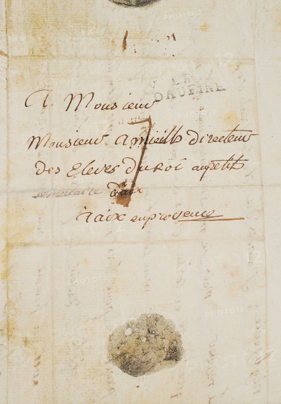 Letter from Napoleon's youth