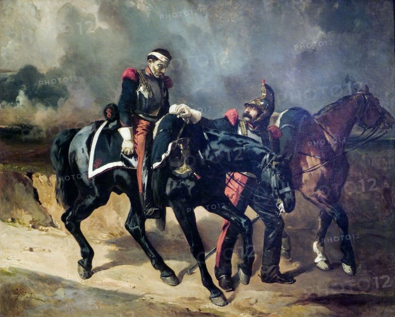 De Dreux, Le Cuirassier blessé après la bataille de Waterloo