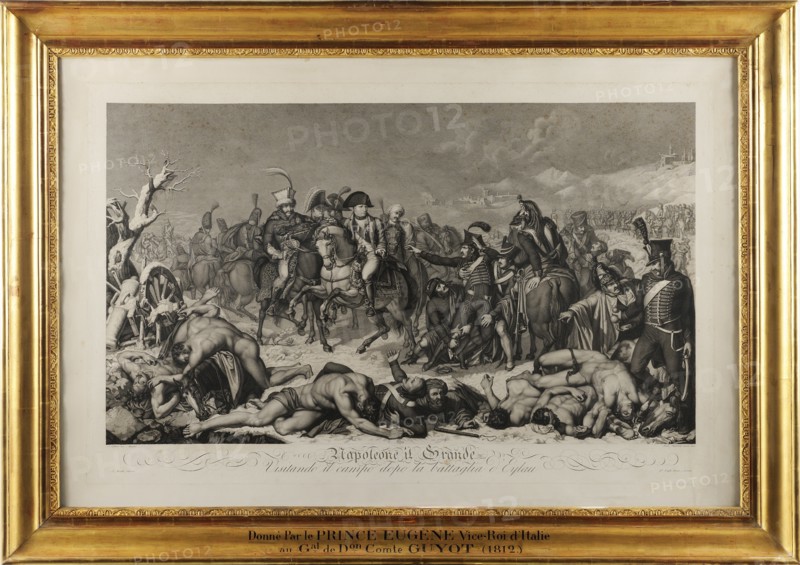 Napoléon le Grand visitant le champ de bataille d'Eylau