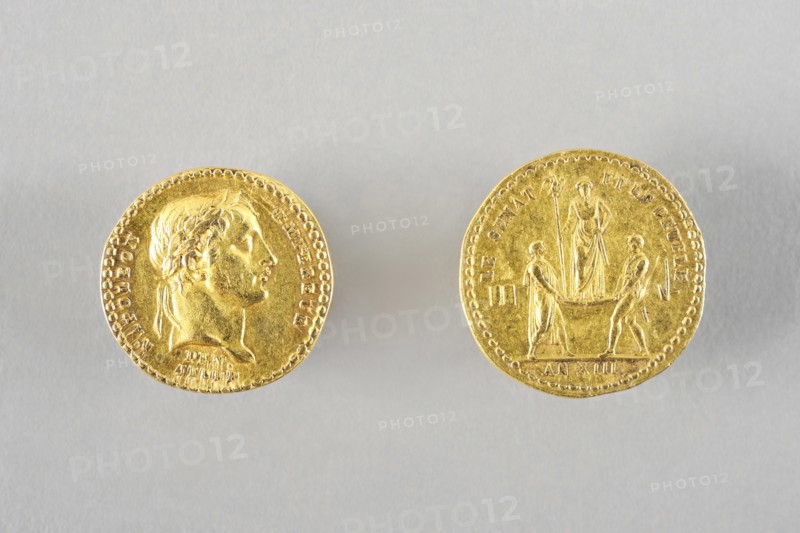 Deux médailles commémoratives du Sacre de Napoléon 1er