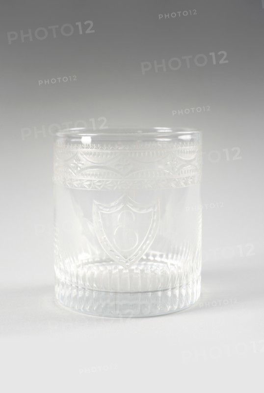 Verre gobelet au chiffre d'Eugène de Beauharnais