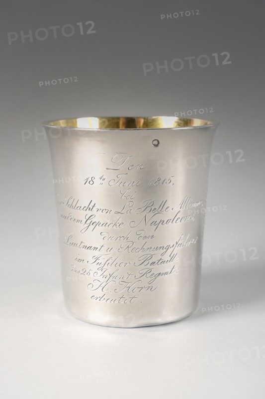Timbale aux armes de Napoléon 1er