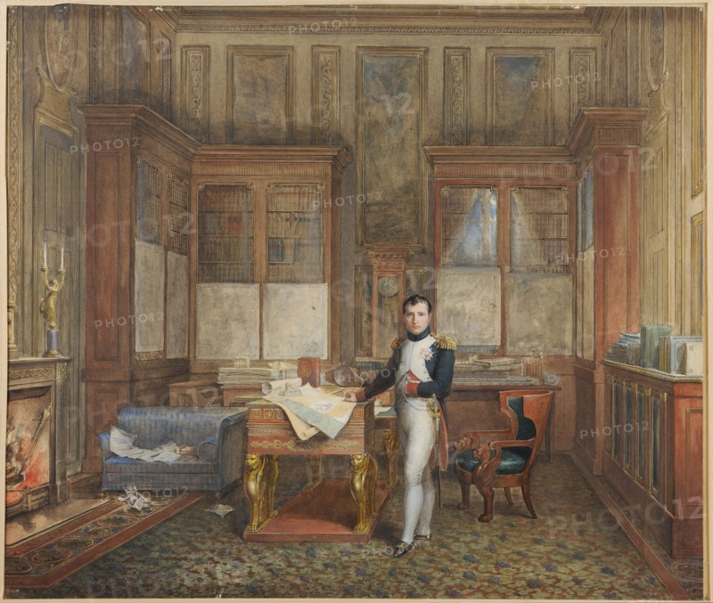 Isabey, Napoléon Bonaparte dans son cabinet de travail aux Tuileries