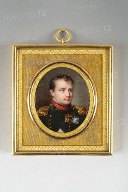Portrait de Napoléon 1er en uniforme de chasseur à cheval de la Garde Impériale