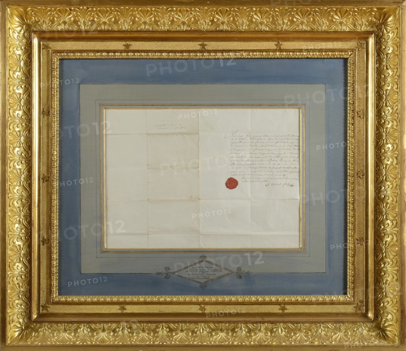Certificat de mariage de l'Empereur Napoléon et de l'Impératrice Joséphine
