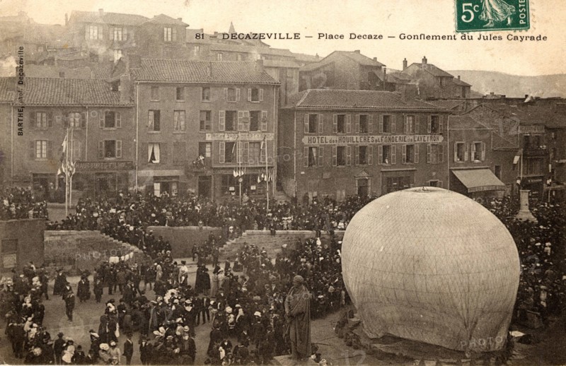 Montgolfière à Decazeville
