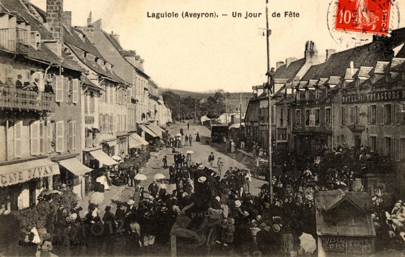 Jour de fête à Laguiole